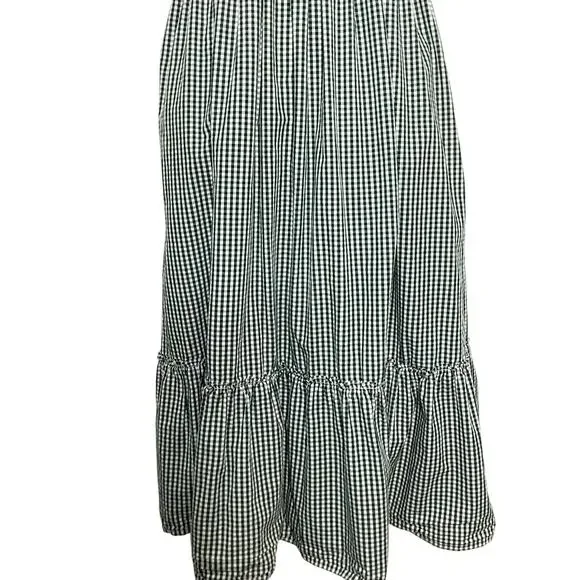Hill House The Louisa Nap Midi Dress Emerald Green Gingham Smocked Small - Picture 4 of 9